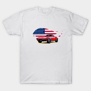 Classic Stingray USA Print T-Shirt